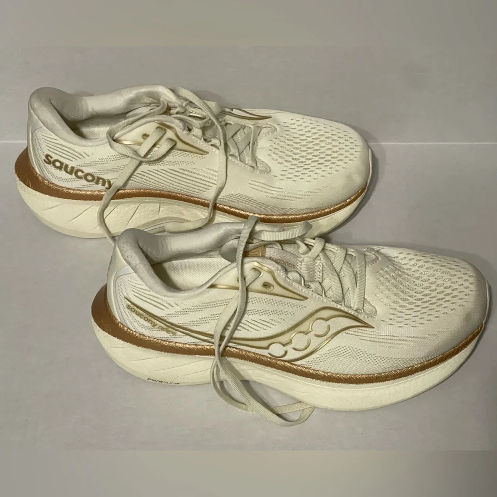 Saucony Ride 18 - Women’s 7.5 - Vanilla - EUC No Box - Picture 2 of 8